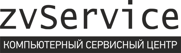 Логотип компании zvService - компьютерный сервисный центр
